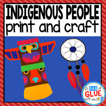 Preview of Indigenous Peoples Day Activity: Paper Craft and Creative Writing
