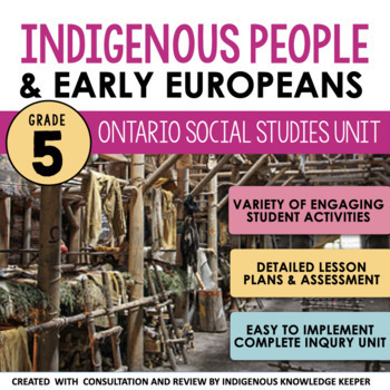Preview of Grade 5 Social Studies Ontario - Indigenous Peoples & The Impact of Europeans