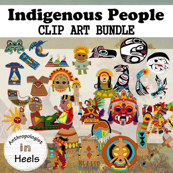 Preview of Native American Clip Art Growing Bundle