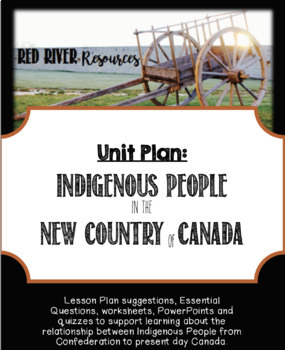 Preview of Indigenous People in the New Country of Canada Unit