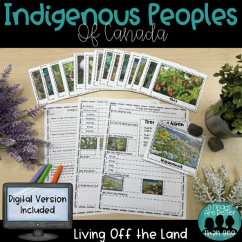 Preview of Indigenous People of Canada: Living Off the Land Activity