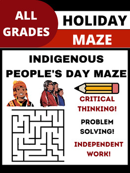 Preview of Indigenous People's Day Maze