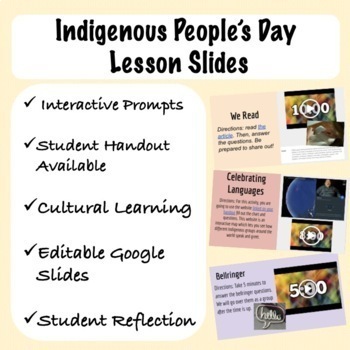 Preview of Indigenous People's Day Slides
