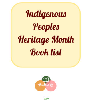Preview of Indigenous People’s Heritage Month Book List