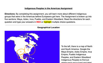 Preview of Indigenous Peoples Assingment