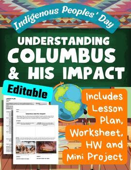 Preview of Indigenous Peoples Day Columbus Day Multiple Perspectives Lesson Worksheet HW