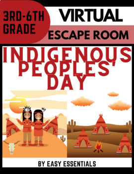 Preview of Indigenous Peoples' Day Digital Escape Room 