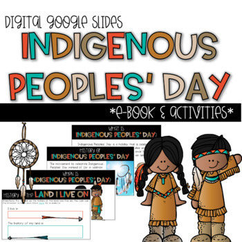 Preview of Indigenous Peoples' Day | Digital Google Slides + PDF