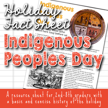 Preview of Indigenous Peoples' Day Holiday Facts for Kids