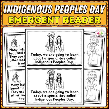 Preview of Indigenous Peoples Emergent Readers Mini Book, Native American Heritage Month