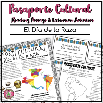 Preview of Indigenous Peoples' Day Reading and Extension Activities | El Día de la Raza 