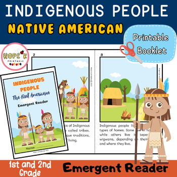 Preview of Native American heritage Month | Early Reader Book for 1st and 2nd Graders |Fall