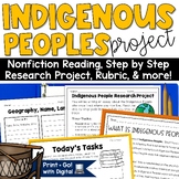 Indigenous Peoples Day Reading and Writing Research Project