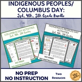Indigenous Peoples and Columbus Day Bundle 3rd, 4th, 5th G