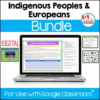 Preview of Indigenous Peoples and Europeans DIGITAL BUNDLE