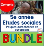 Indigenous Peoples and Europeans FRENCH PRINTABLE BUNDLE