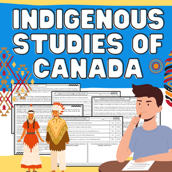 Preview of Indigenous Peoples of Canada: Art, Culture, Tools & More Passages & Worksheets