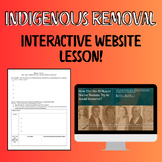 Indigenous Removal Interactive Website Lesson | Ethnic Stu