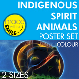 Indigenous Spirit Animals Poster Set - Colour