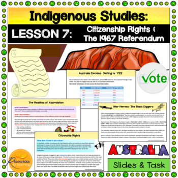 Preview of Indigenous Studies Lesson 7: Citizenship Rights and the 1967 Referendum