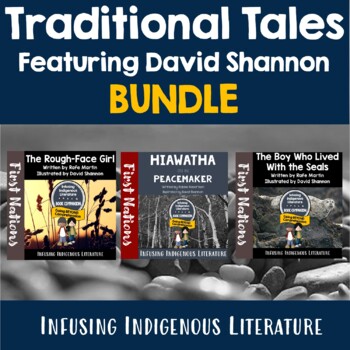 Preview of Indigenous Traditional Stories Lesson BUNDLE with David Shannon