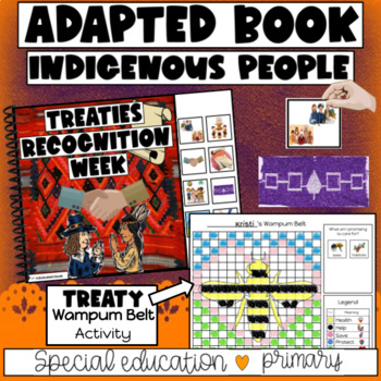 Preview of Indigenous Treaties Recognition Week - Wampum Belt Art Activity & Adapted Book