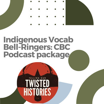 Preview of Indigenous Vocab Mondays: journals using CBC's Twisted Histories podcast NBE/EFP