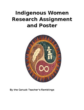 Preview of Indigenous Women Research Assignment and Poster