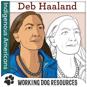 Preview of Indigenous people in history clip art: Deb Haaland