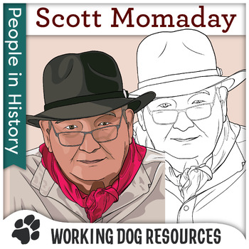 Preview of Indigenous people in history clip art: Scott Momaday