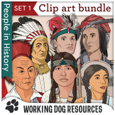 Indigenous people in history clip art bundle: Set 1