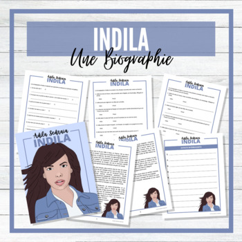 Preview of Indila : Biographie d'un Francophone célèbre - French Biography Reading