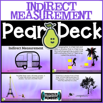 Preview of Indirect Measurement Digital Activity for Google Slides/Pear Deck
