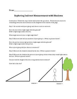 indirect measurement examples