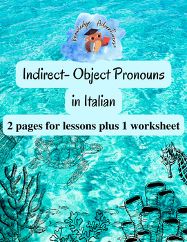 Preview of Indirect Pronouns in Italian