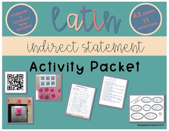 Preview of Latin Indirect Statement Activity Set