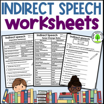 Preview of Indirect and Direct Speech Worksheets