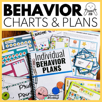 Preview of Behavior Intervention Plans and Student Behavior Charts | Behavior Management
