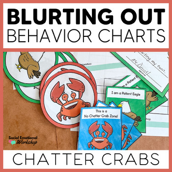 Preview of Impulse Control Behavior Chart for Calling Out, Interrupting, Blurting