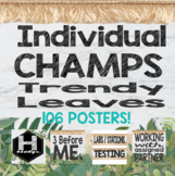 Individual CHAMPS Posters- Trendy Leaves