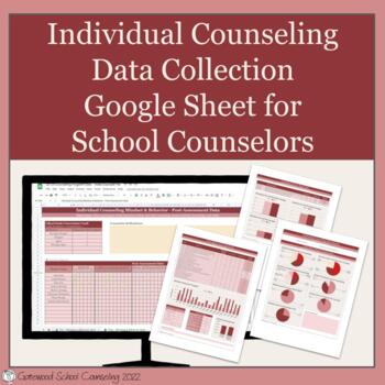 Preview of Individual Counseling Data Collection Spreadsheet for School Counselors
