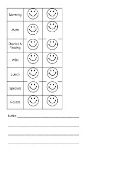 Individual Desk Behavior Chart by Alysia Nutting | TPT