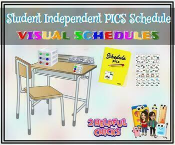 Individual Desk Visual Schedule - Spec-Ed - Boardmaker PICS by 2 ...