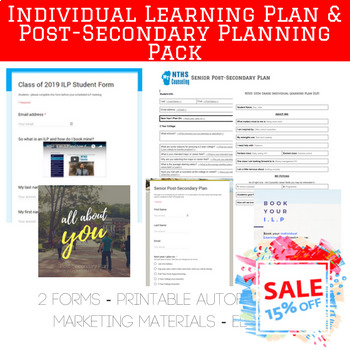 Preview of Individual Learning Plan (ILP) & Post-Secondary Plan (PSP) Forms & Autofill Docs