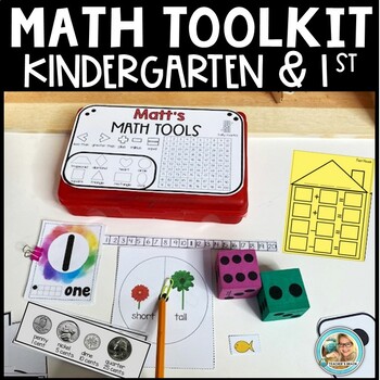 Preview of Individual Math Toolkit Mats | Kindergarten | First Grade