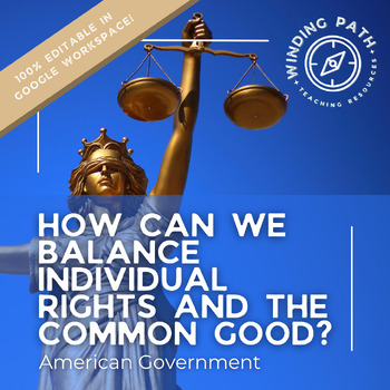 Preview of Individual Rights and the Common Good Activity with Case Studies