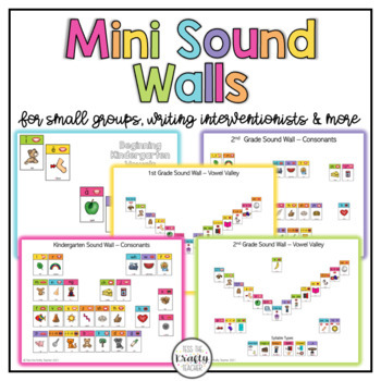 Preview of Individual Science of Reading Sound Wall with Vowel Valley