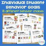 Individual Student Behavior Goal Tracking Charts