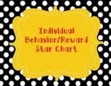 Individual Student Behavior Star Chart