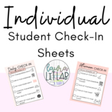 Individual Student Checklists for Morning and Afternoon Routines